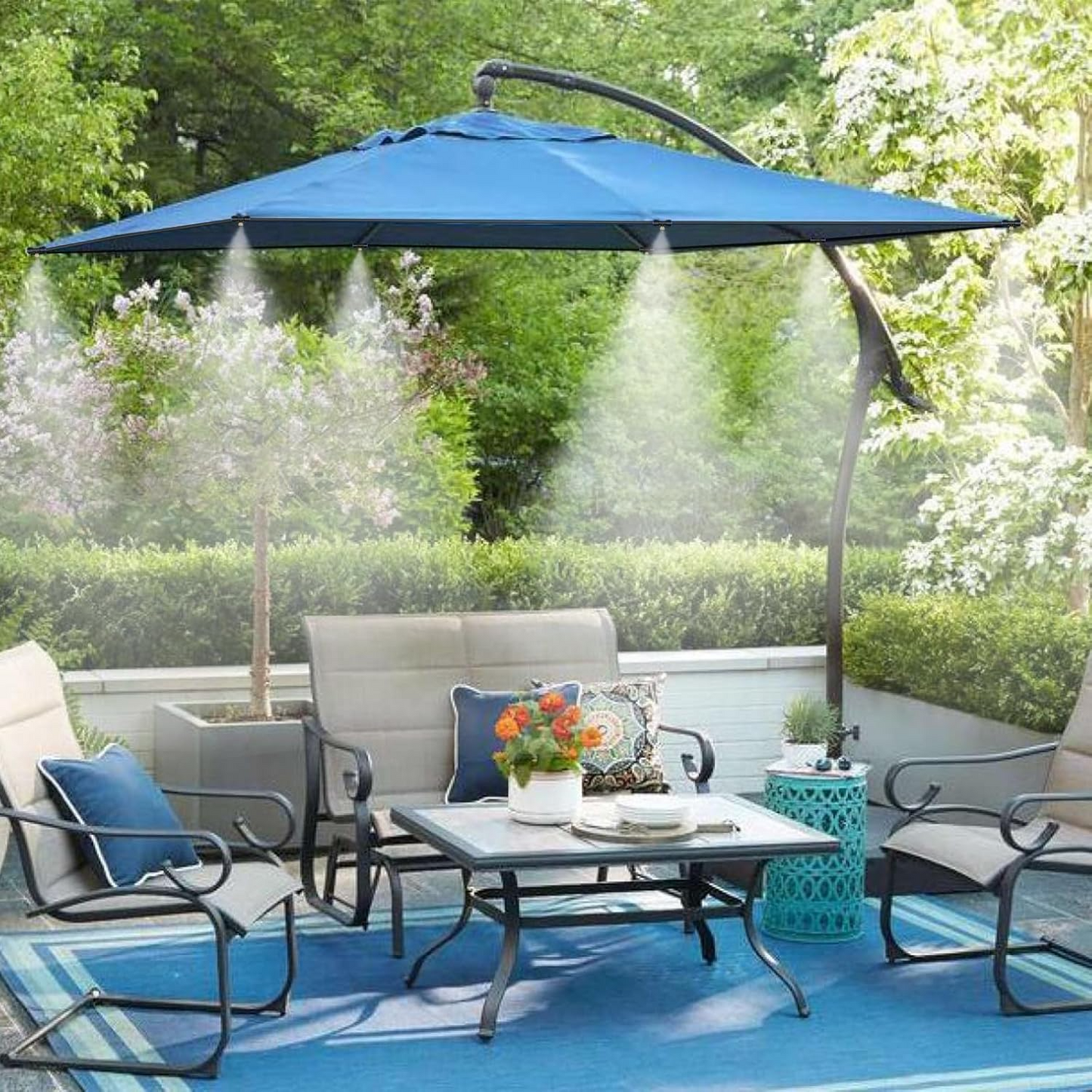 Low-Pressure Misting Cooling System – Outdoor Water Sprayer