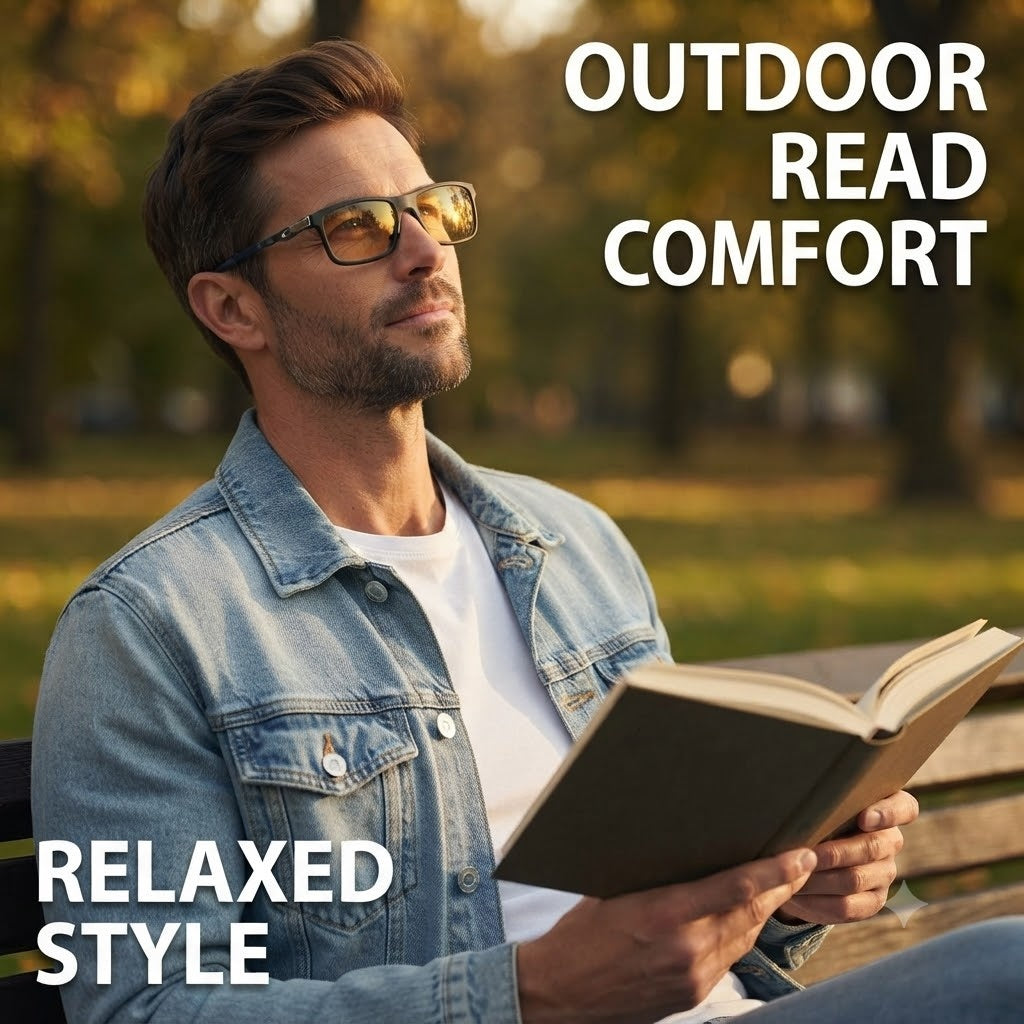 Retro Sports Reading Glasses – Anti-Blue Light for Men & Women