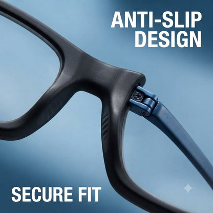 Retro Sports Reading Glasses – Anti-Blue Light for Men & Women